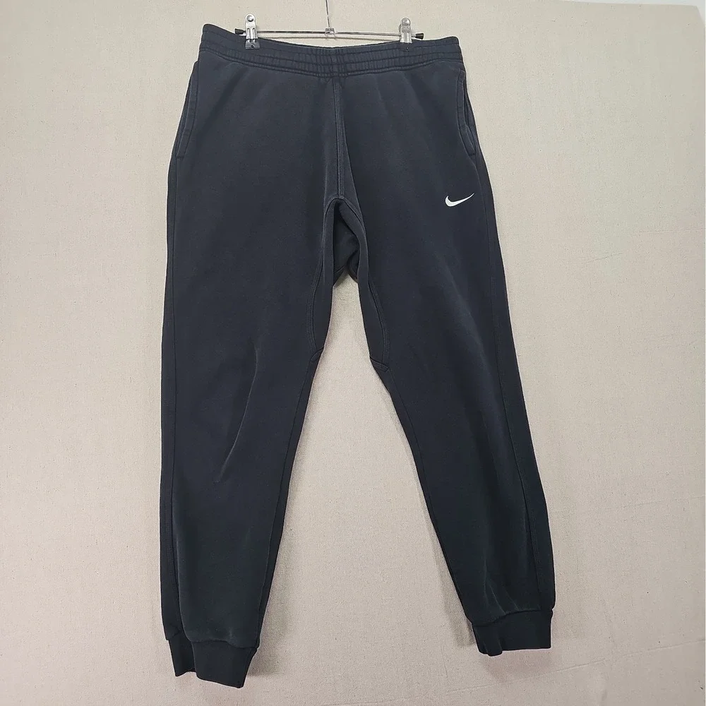 Nike Mens Medium Sportswear Club Fleece Joggers Pants Black 826431-010  Pockets